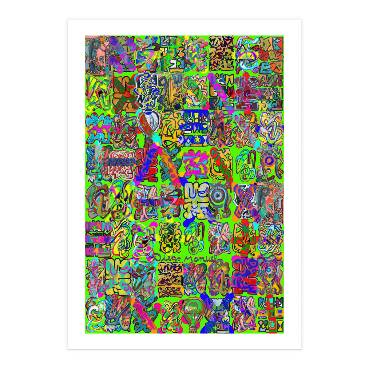 Graffitis 2021 Tapiz 103 (Print Only)