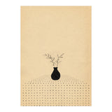 Abstract still life, vase and plants (Print Only) thumbnail