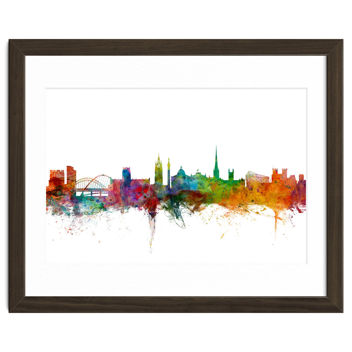 Newcastle England Skyline