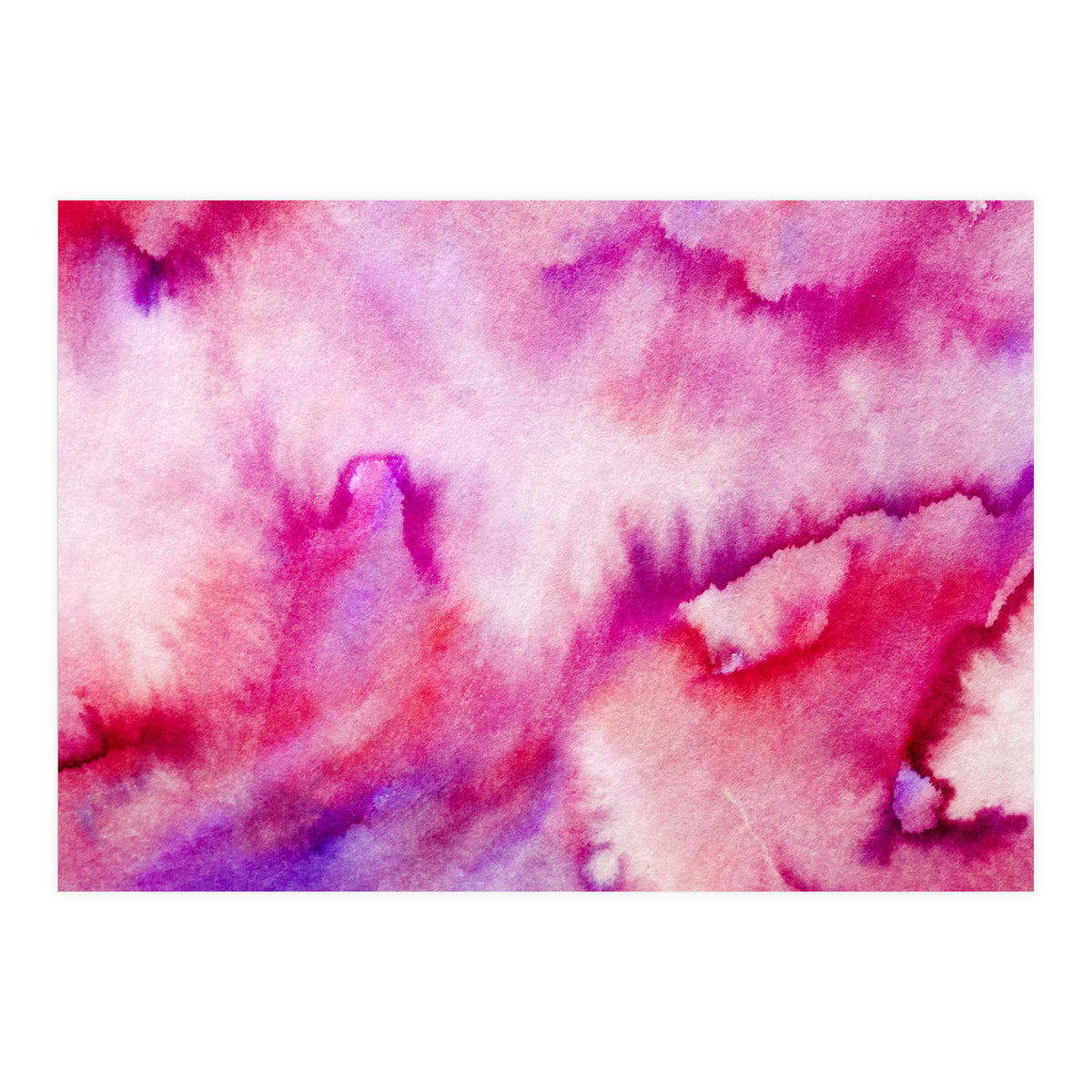 Watercolor magenta tie-dye (Print Only)