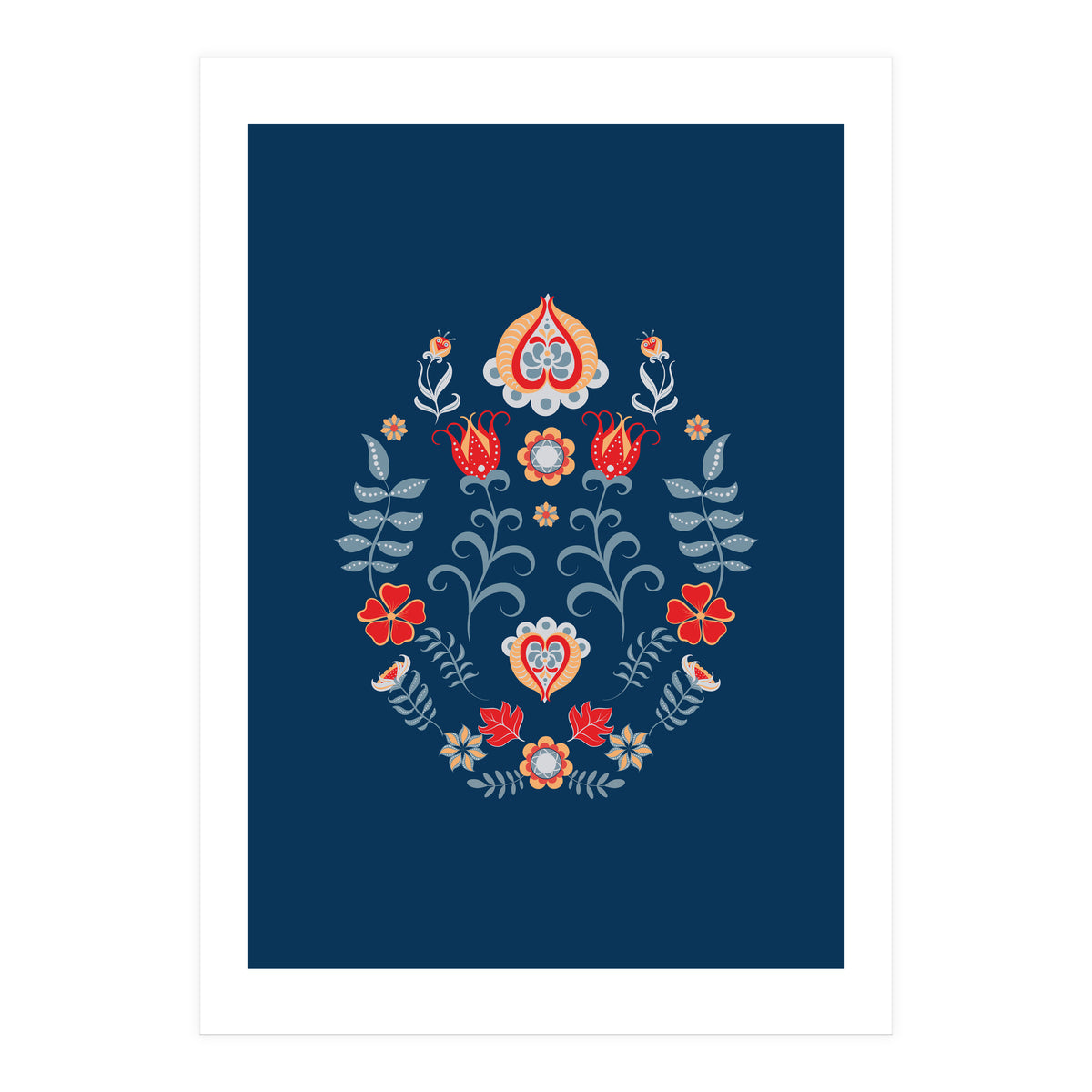 Scandinavian Folk Art (Print Only)