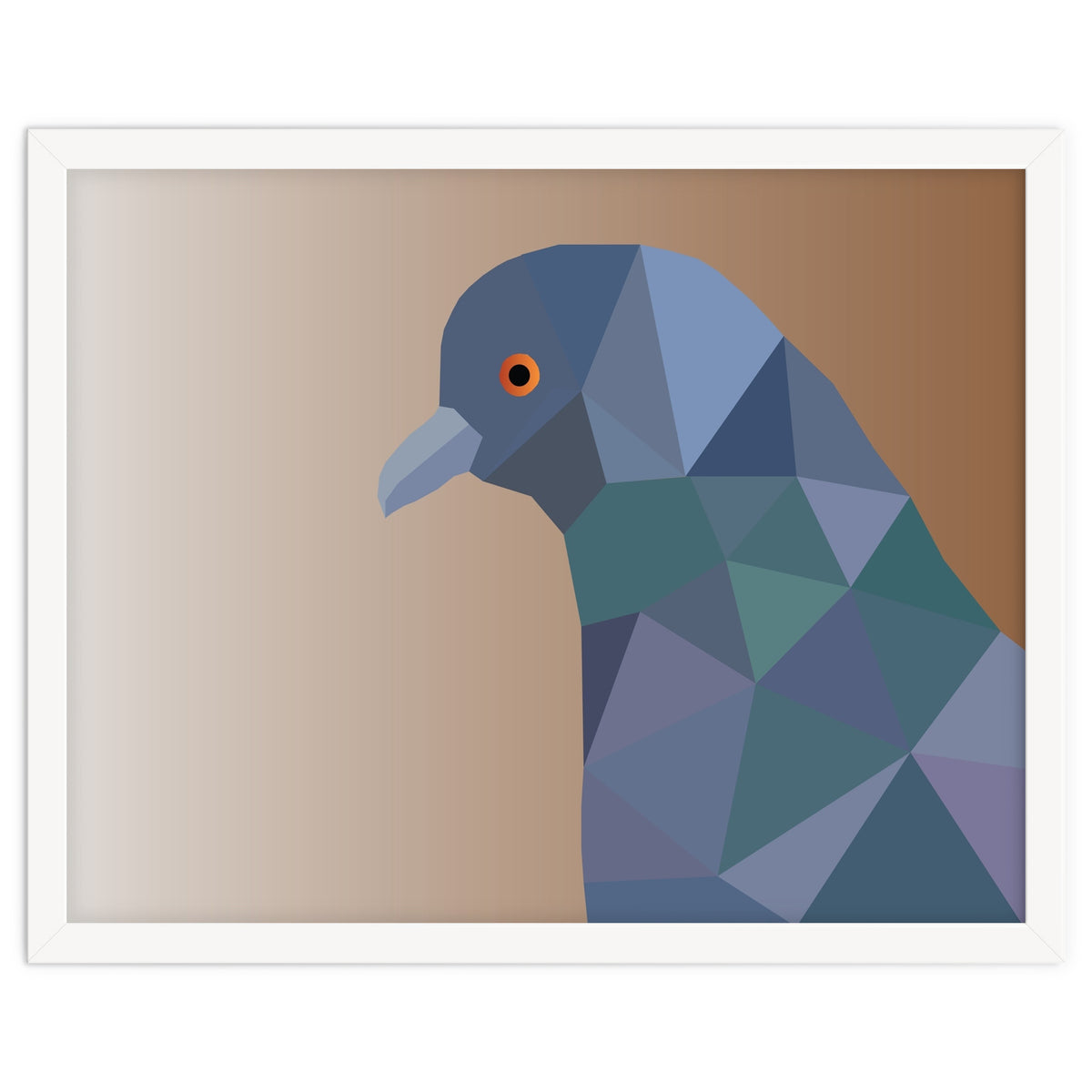 Pigeon Low Poly Art