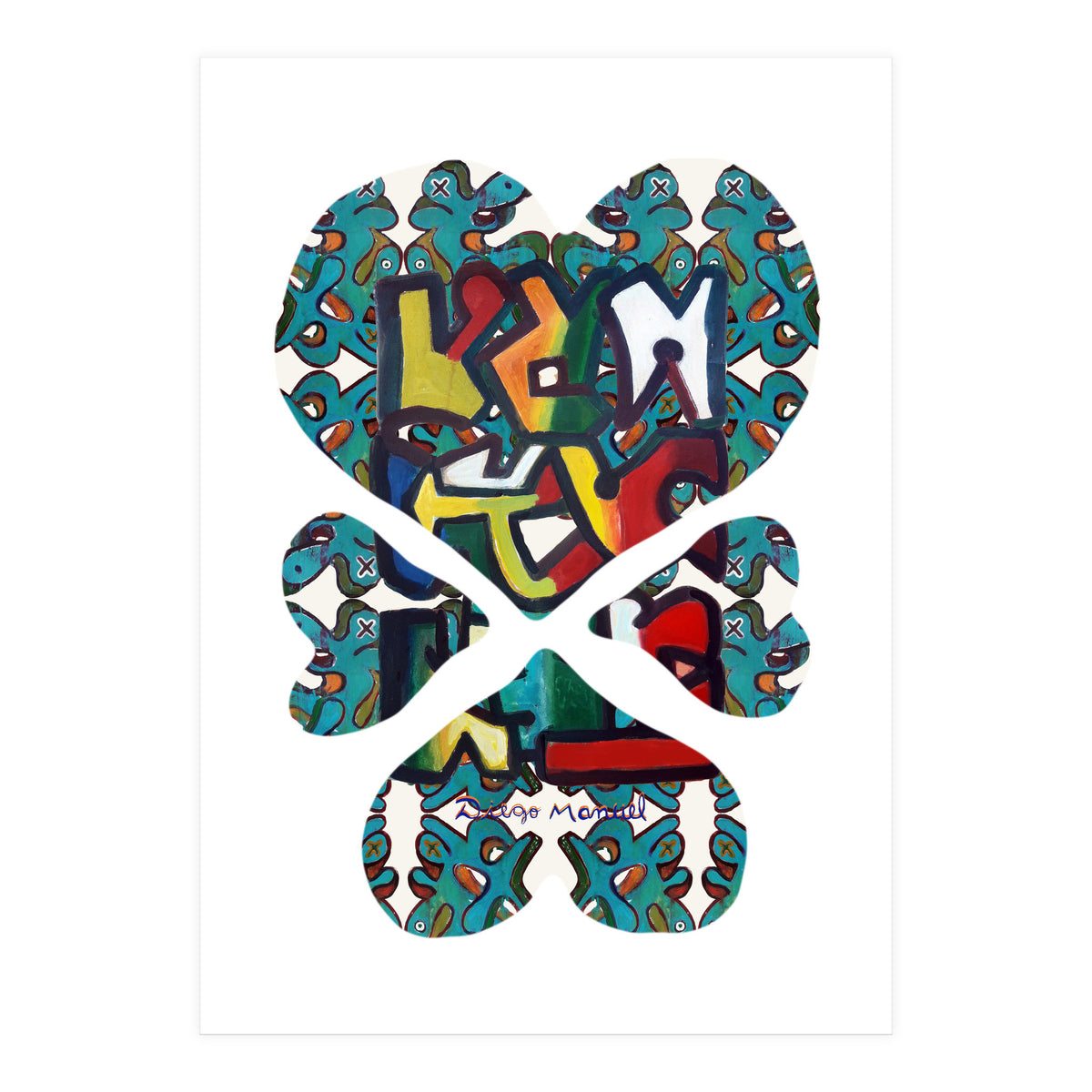 4 Corazones 7  (Print Only)