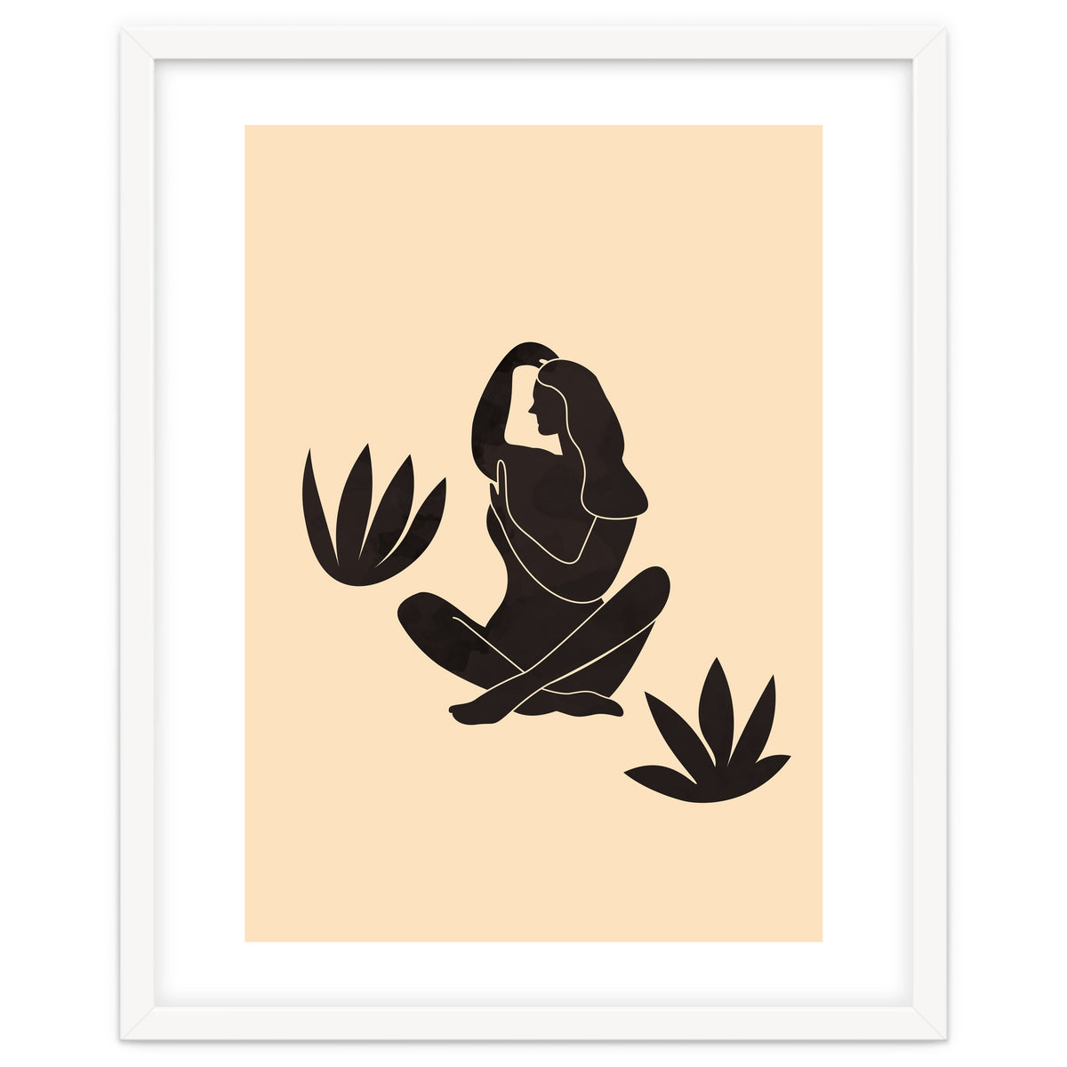 Female Body Line Art