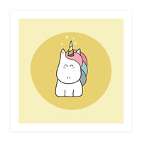 Kawaii Cute Unicorn (Print Only)