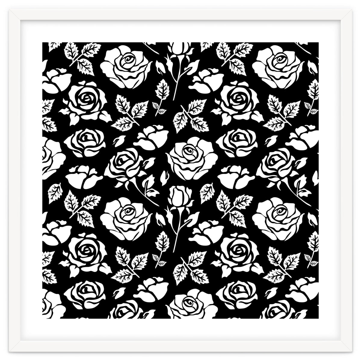 White Rose #illustration #pattern