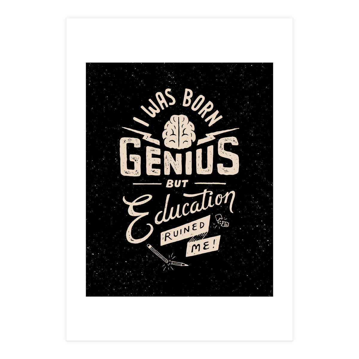 Born Genius (Print Only)