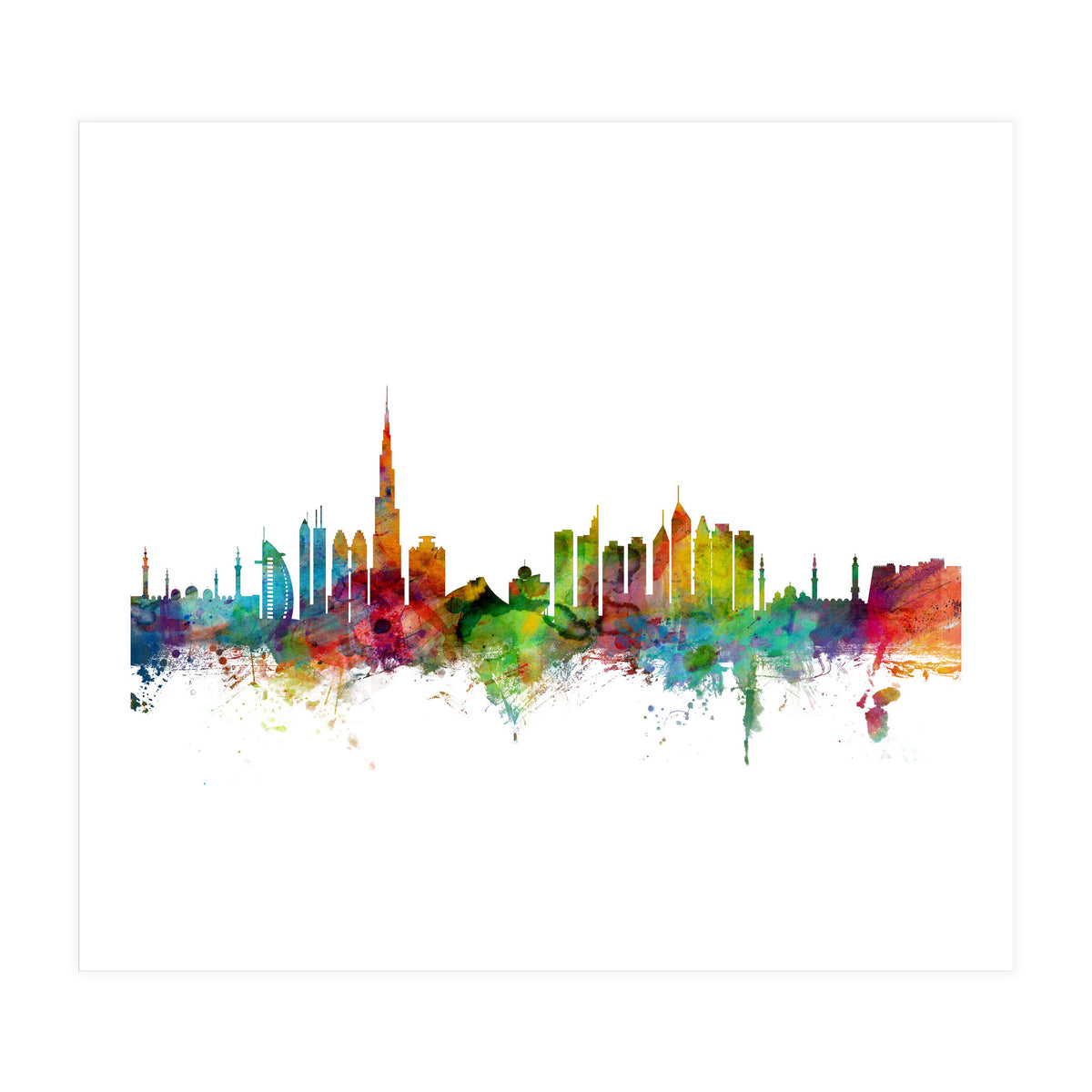 Dubai Skyline (Print Only)