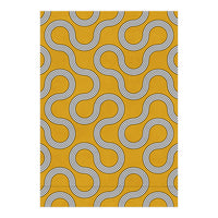 My Favorite Geometric Patterns No.31 - Mustard Yellow (Print Only)