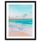Ocean Bliss, Nature Landscape Sea Travel Tropical, Nordic Luxe Photography Pastel Island Digital thumbnail