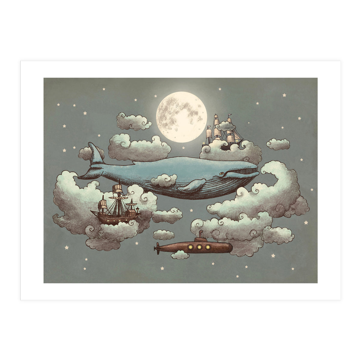 Ocean Meets Sky (Print Only)