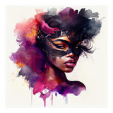 Watercolor Carnival Woman #7 (Print Only) thumbnail