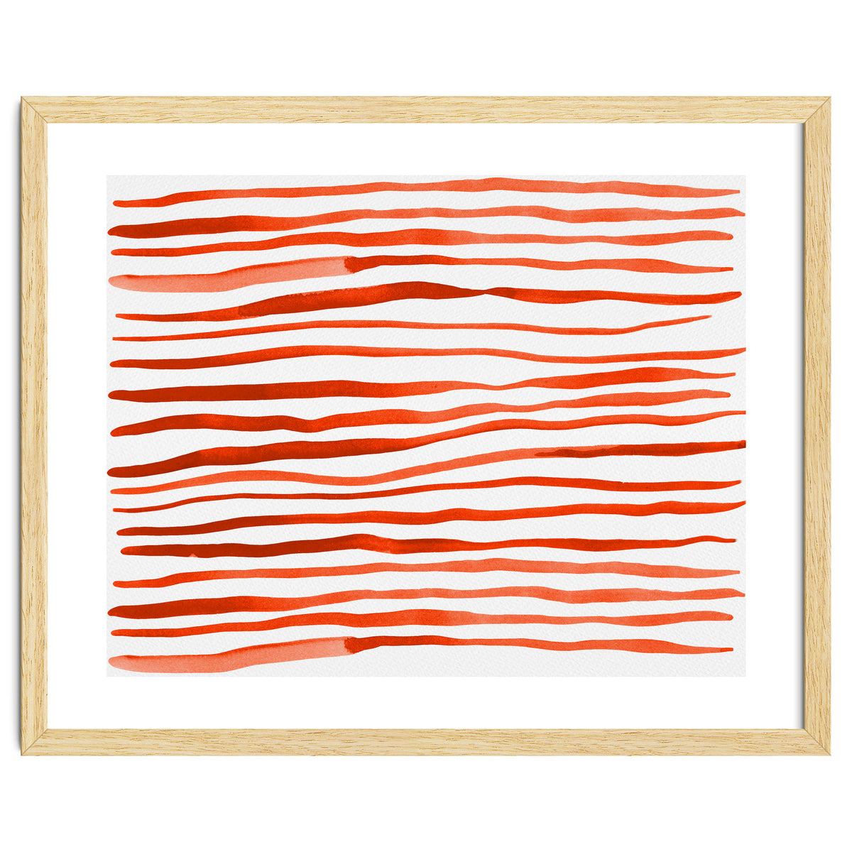 Irregular orange lines pattern