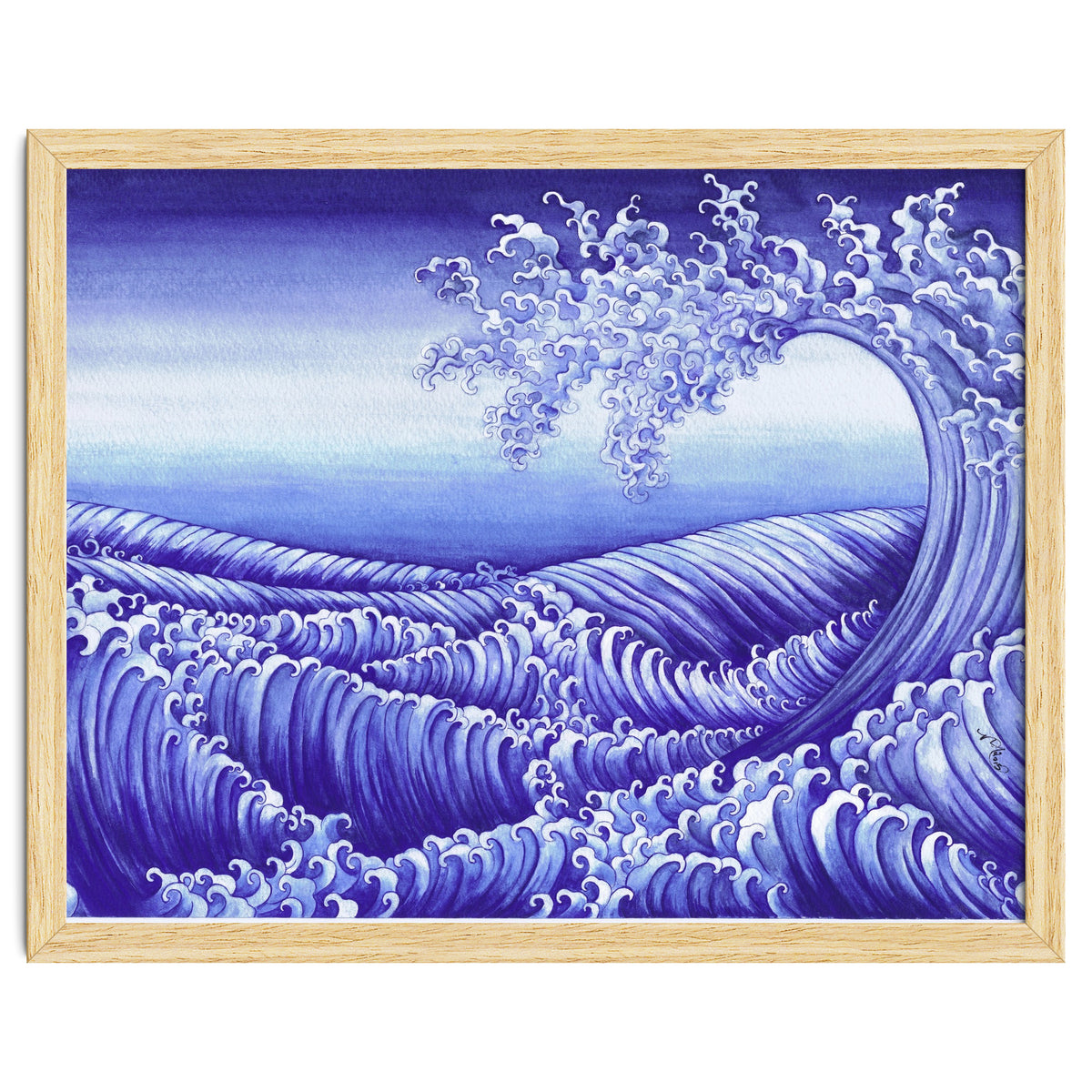 Turbulent Water Triptych part 3