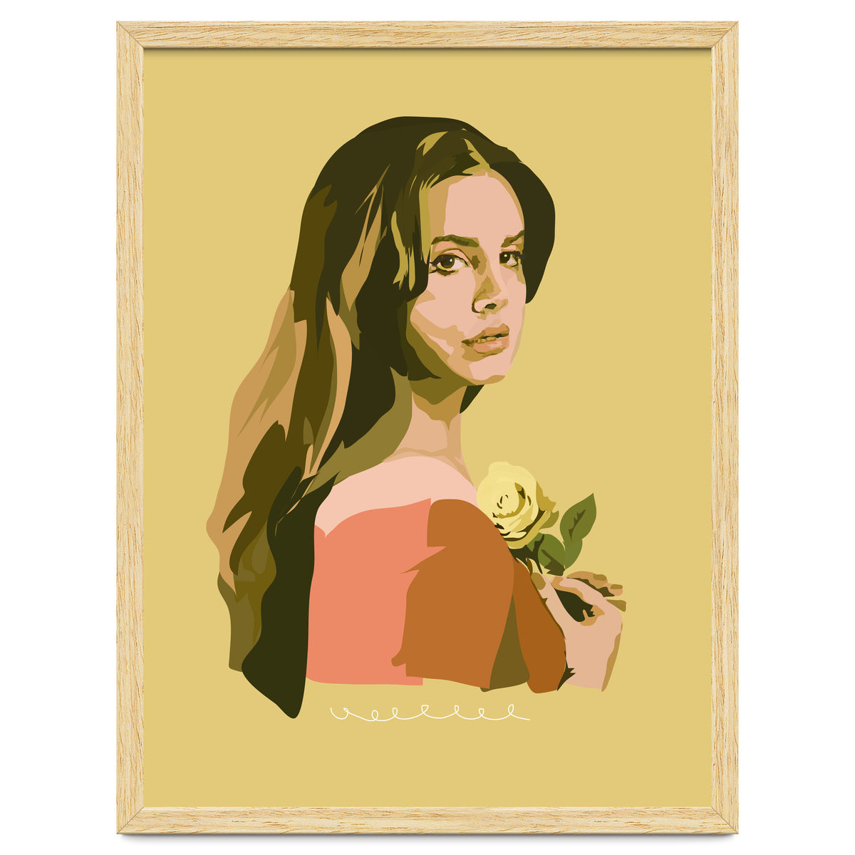 Lana Del Rey With Rose