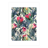 Painted Protea Pattern (Print Only) thumbnail