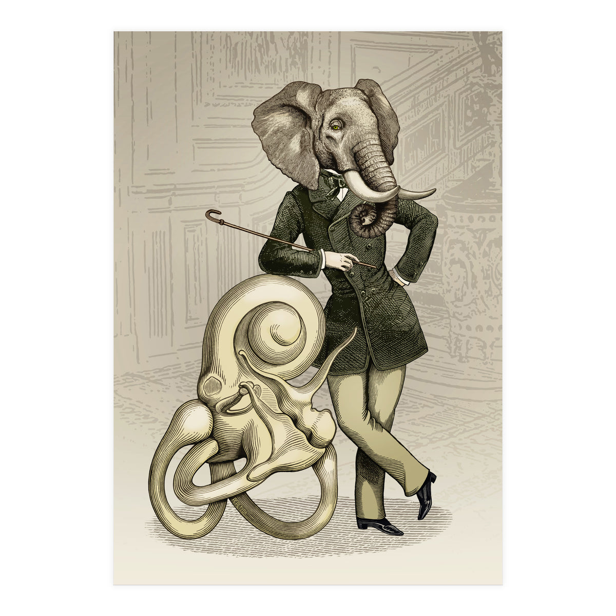 Eustachius the sculptor (Print Only)