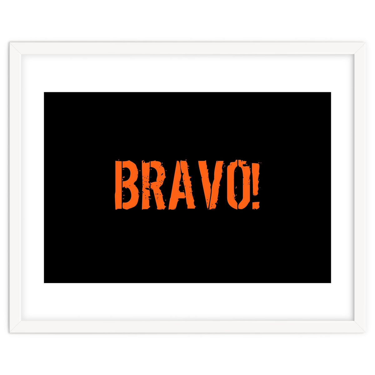 Bravo! Italian saying