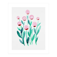 Simple pink flowers (Print Only)