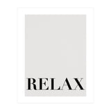 Relax White (Print Only) thumbnail