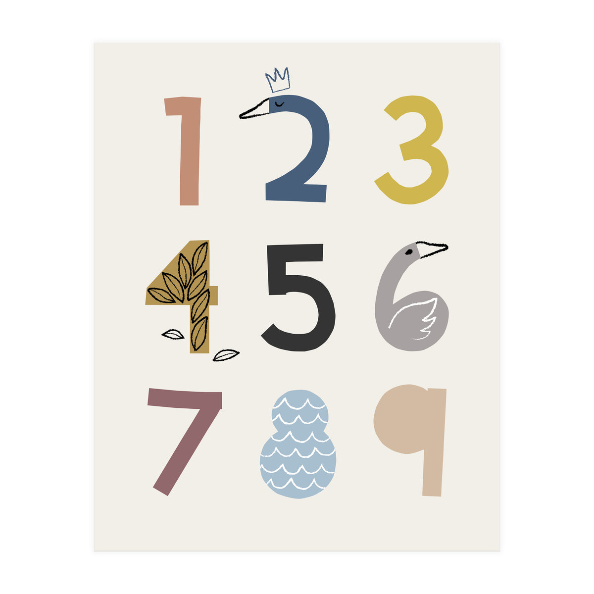 Numbers & Swans (Print Only)