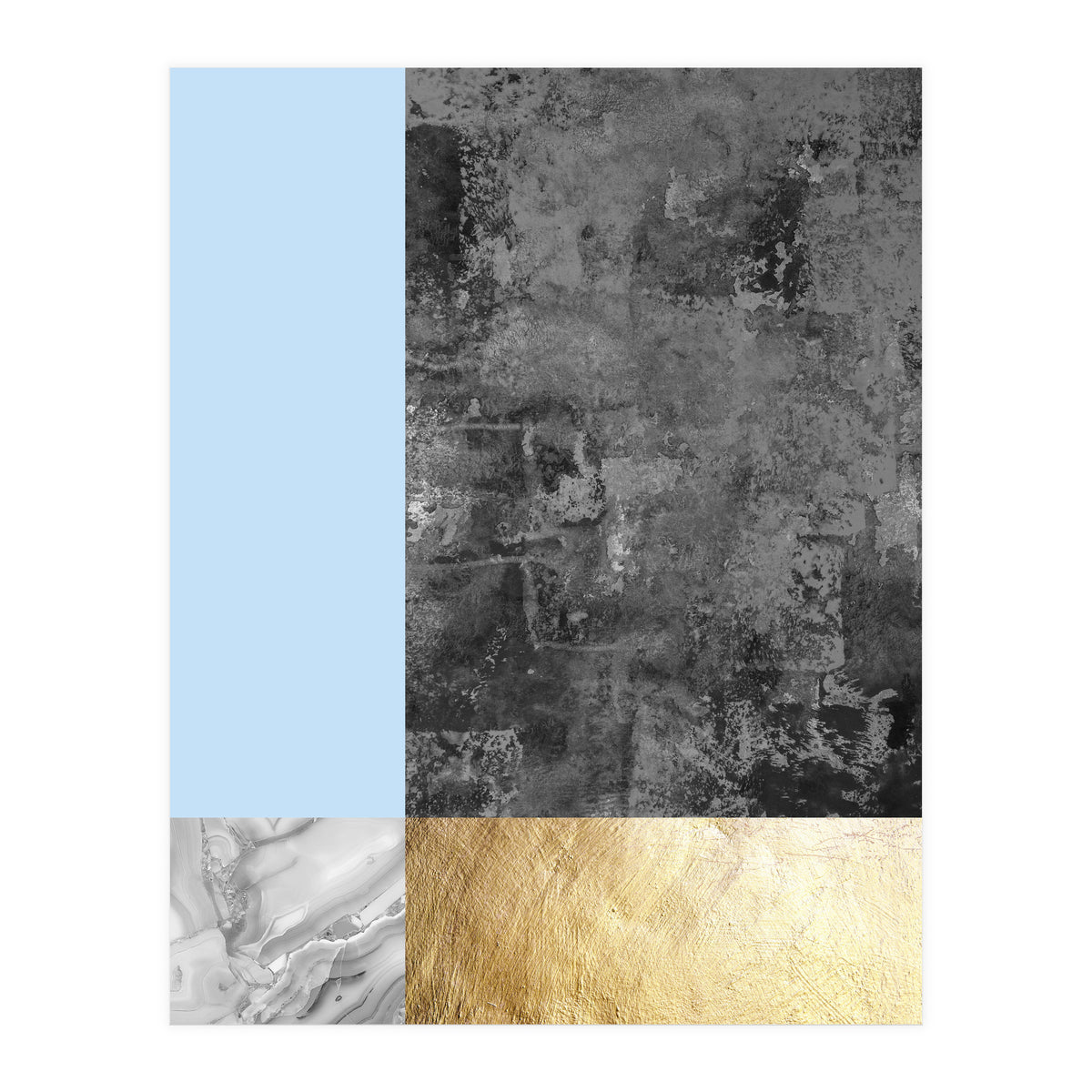 Geometric and golden III (Print Only)