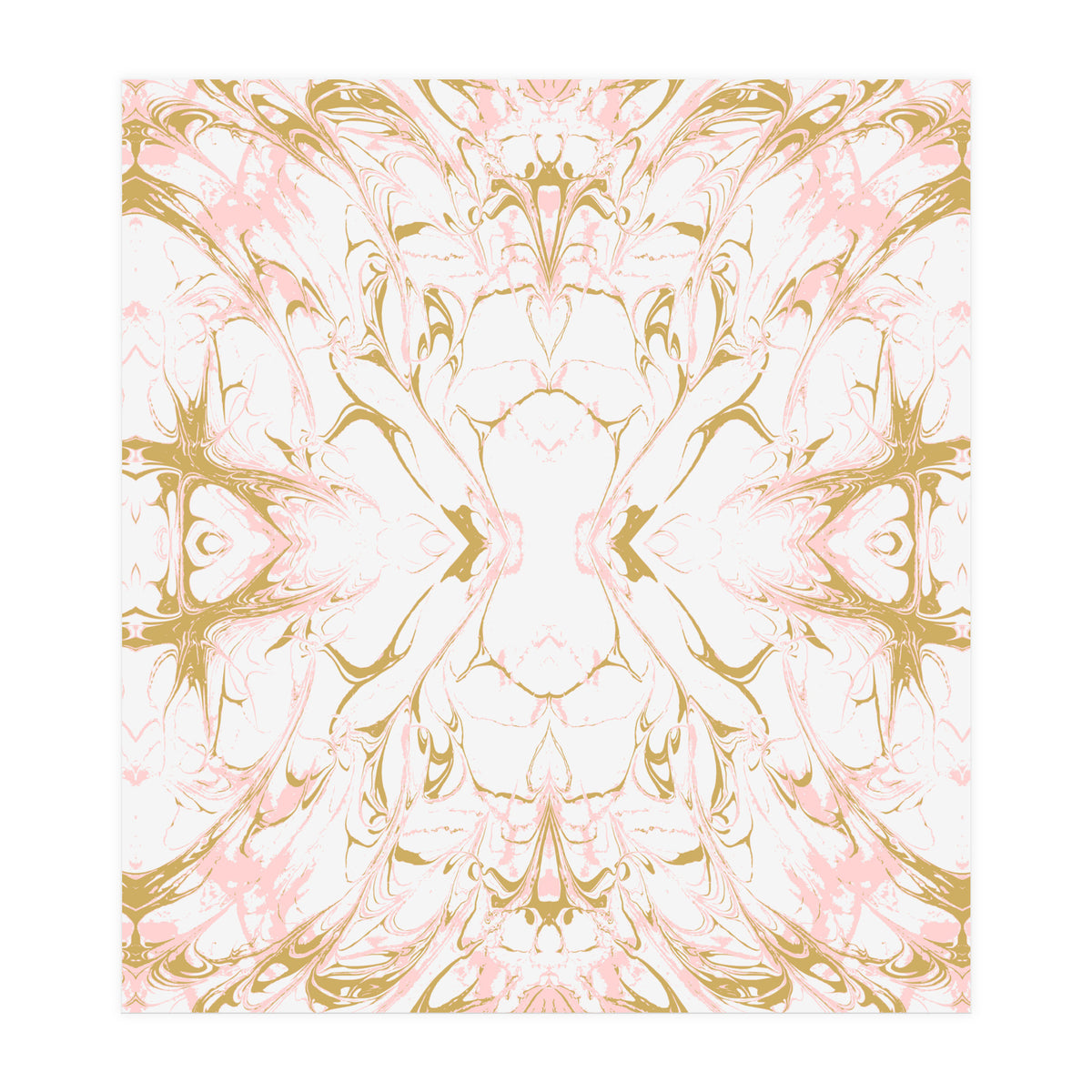 Pink mosaic marble 01 (Print Only)