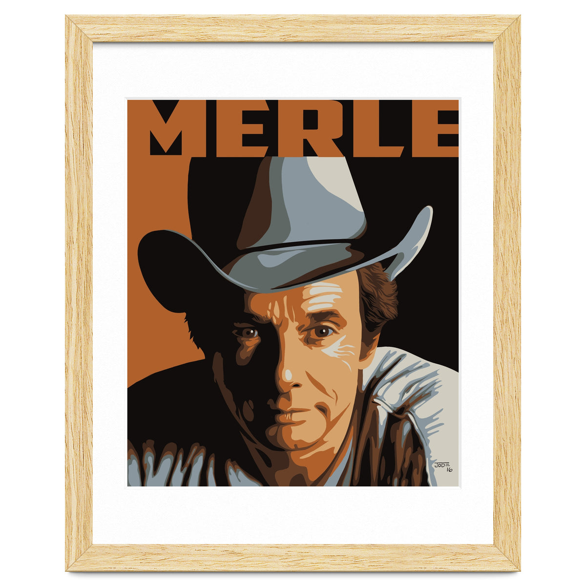Merle Haggard Poster