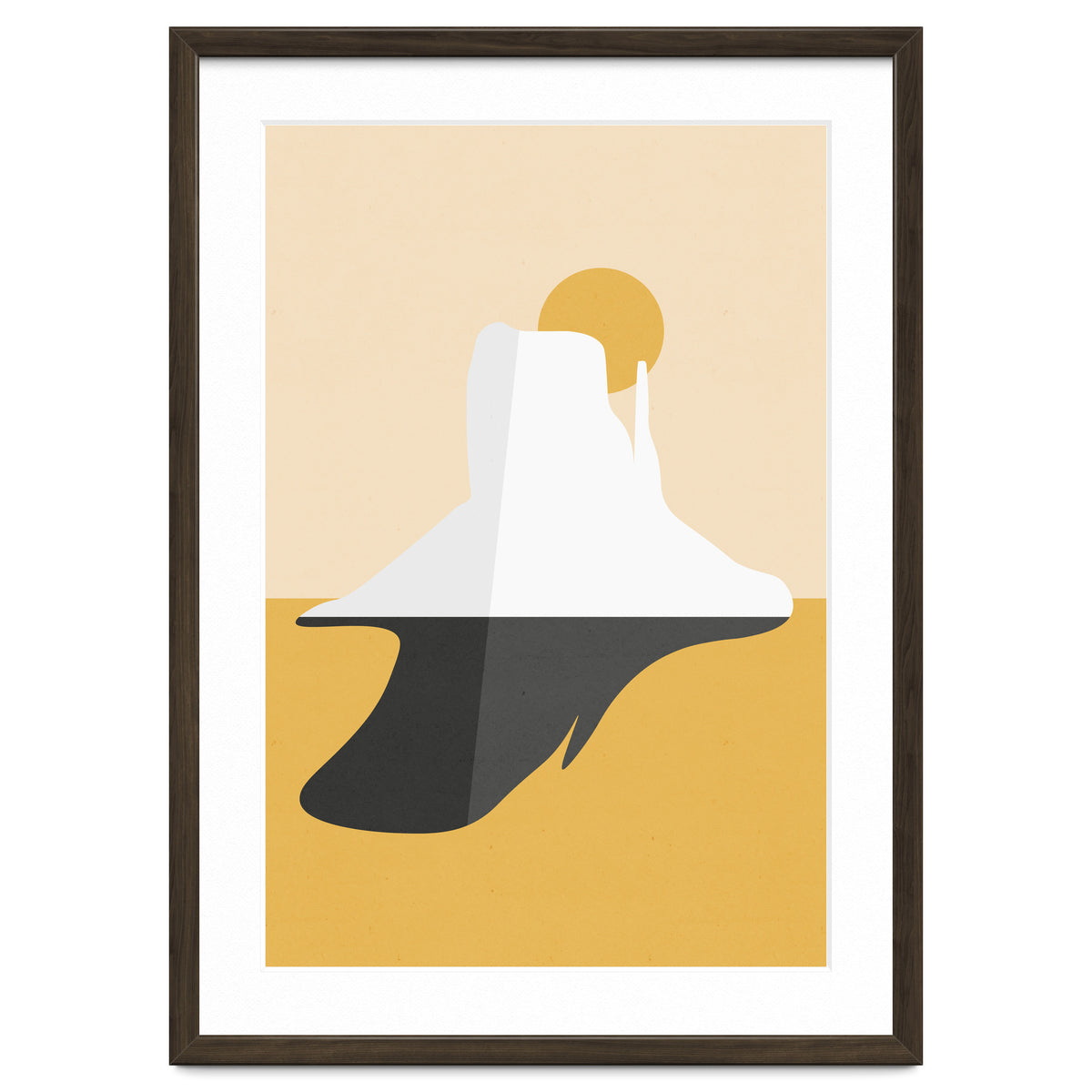 Abstract Mesa - Golden Desert