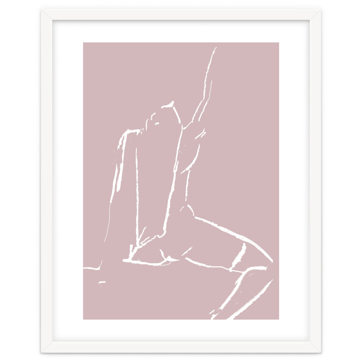 Seated Woman Pink