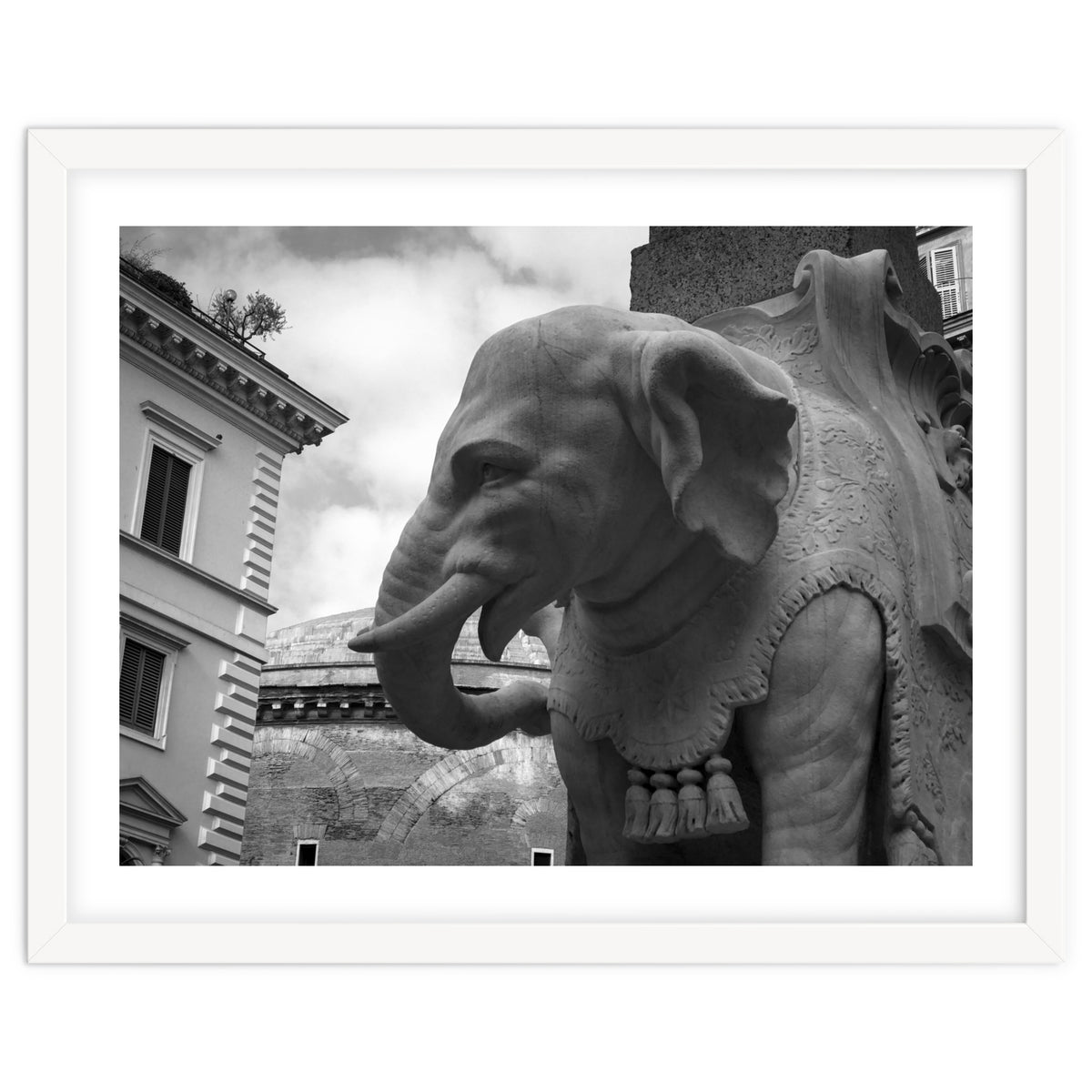 Elephant and Obelisk