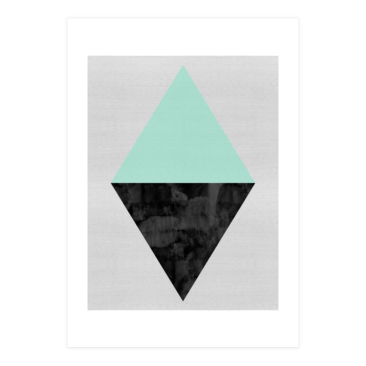 Geometric Watercolor III (Print Only)