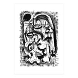 The Witch and Her Sons - b&w (Print Only) thumbnail
