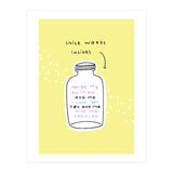 Nice Words Inside  (Print Only) thumbnail
