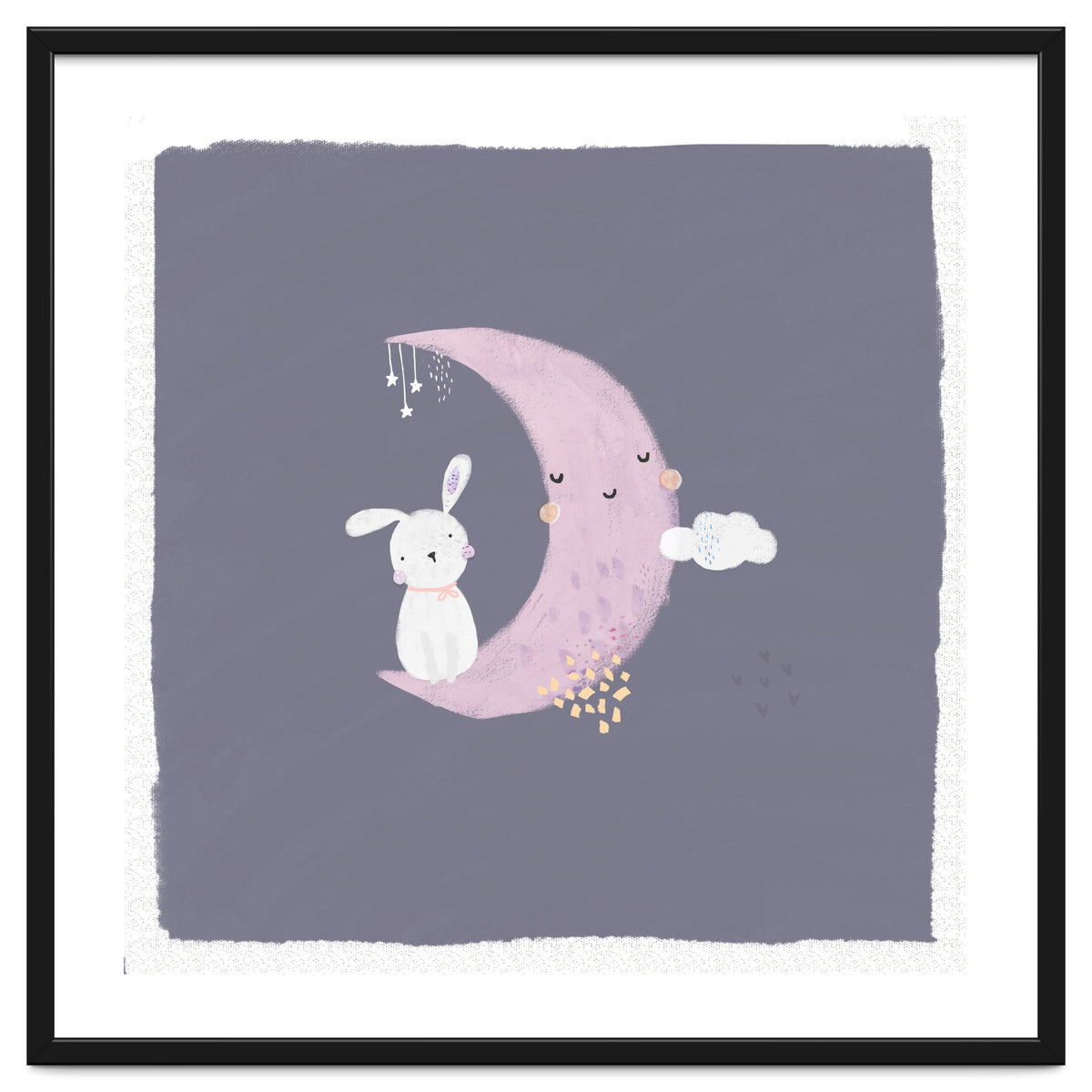 Baby Bunny And Moon