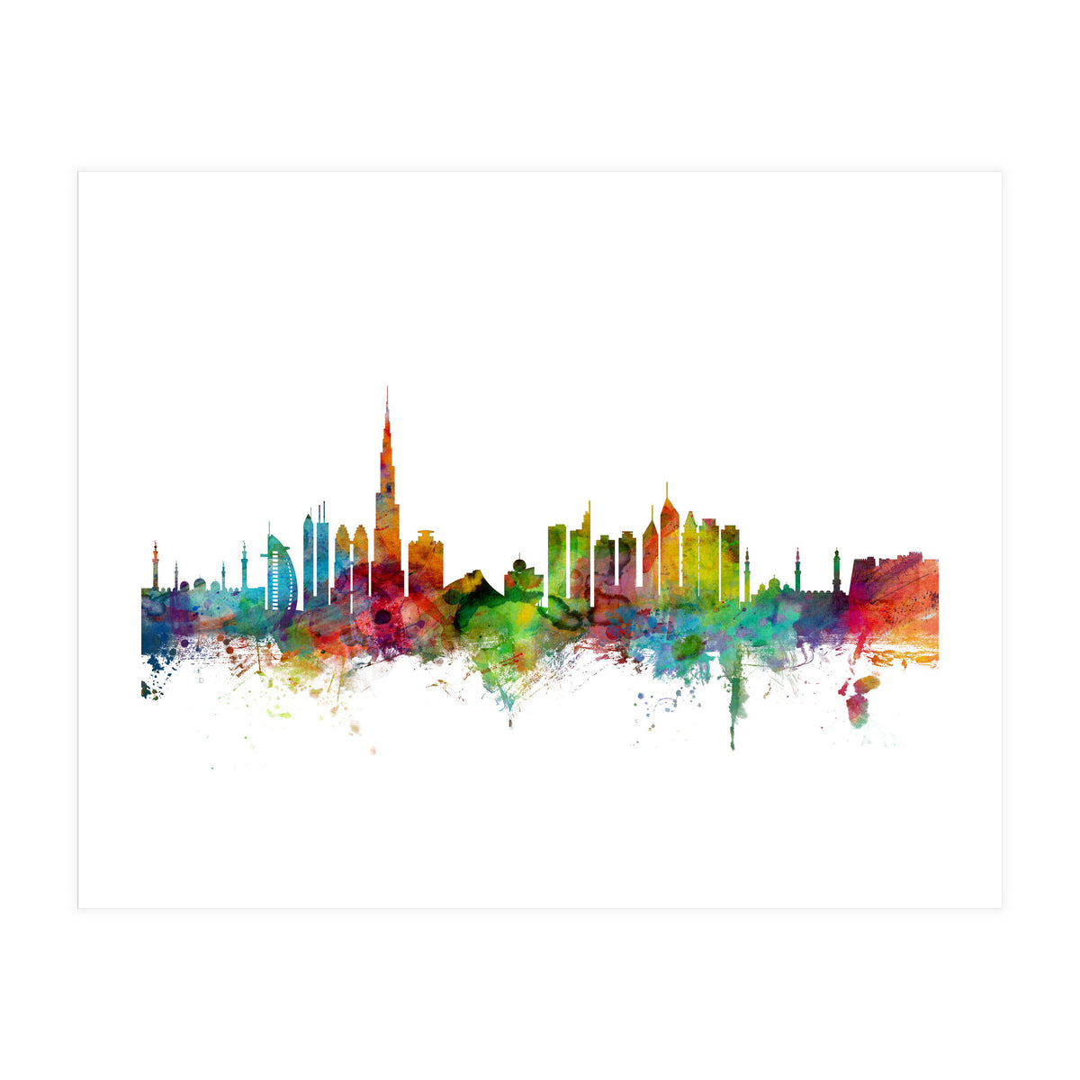 Dubai Skyline (Print Only)