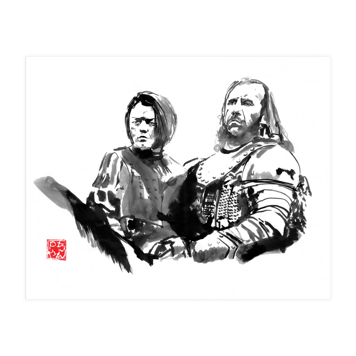 Arya And The Limier (Print Only)