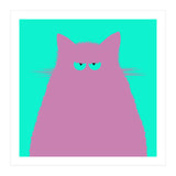Lilac Cat  (Print Only) thumbnail