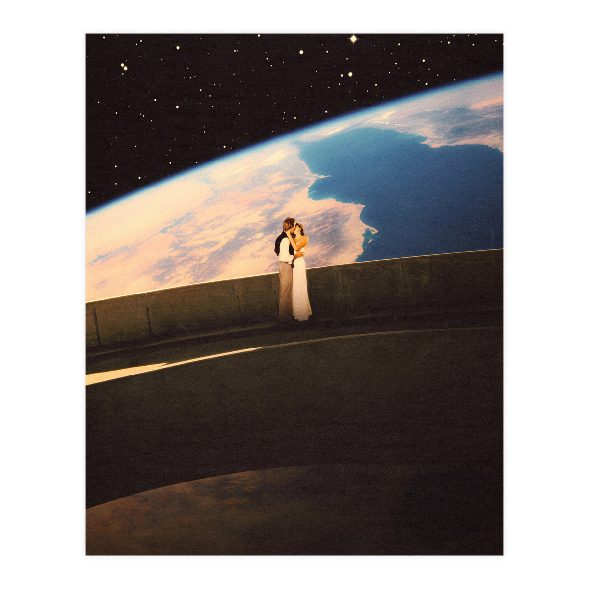 Lovers On The Bridge (Print Only)