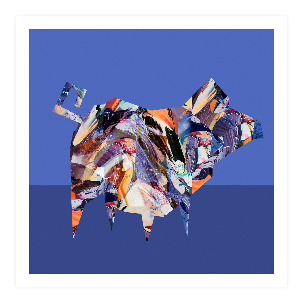 Crazy Ab Pig (Print Only)