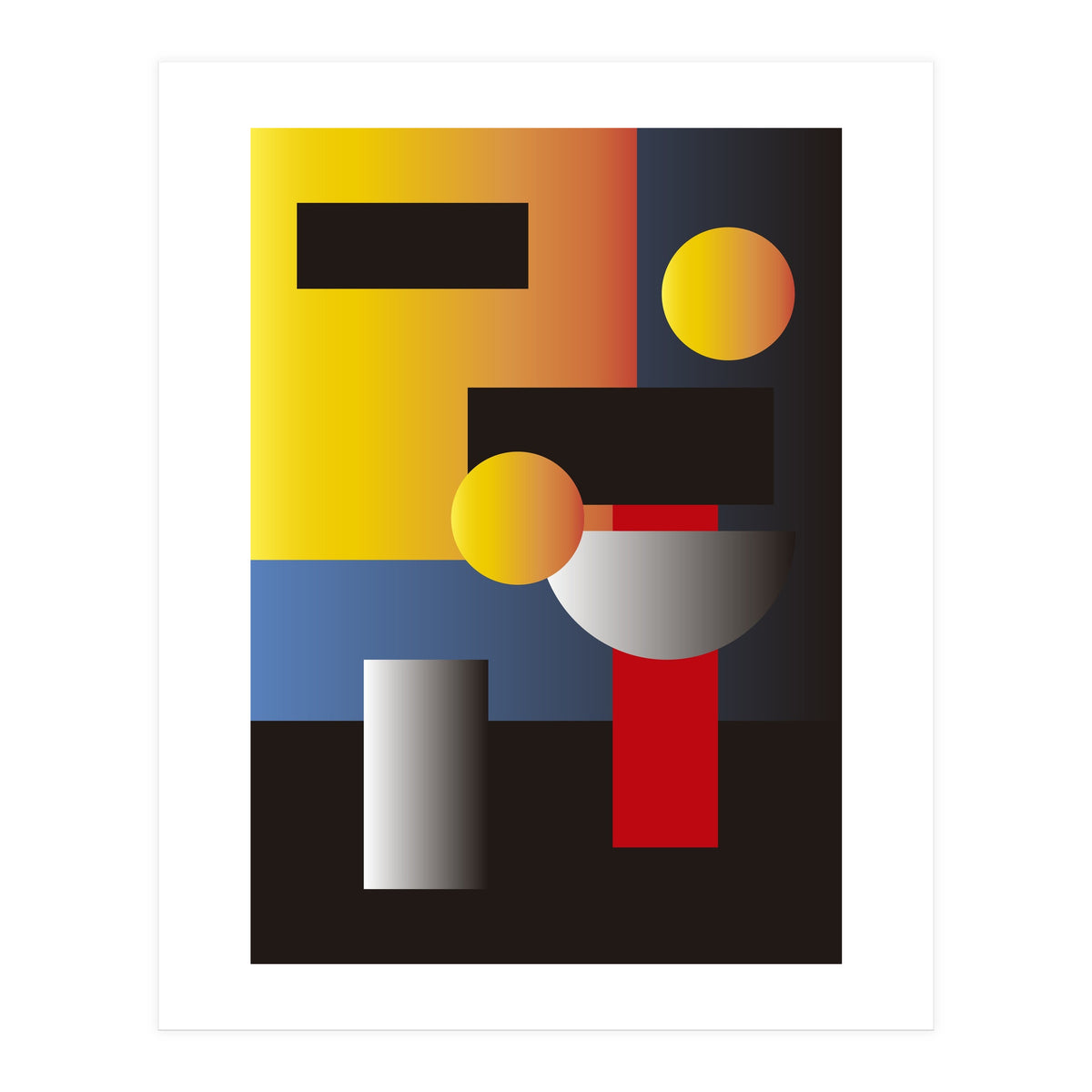 Modern Geometric Abstract 10 (Print Only)