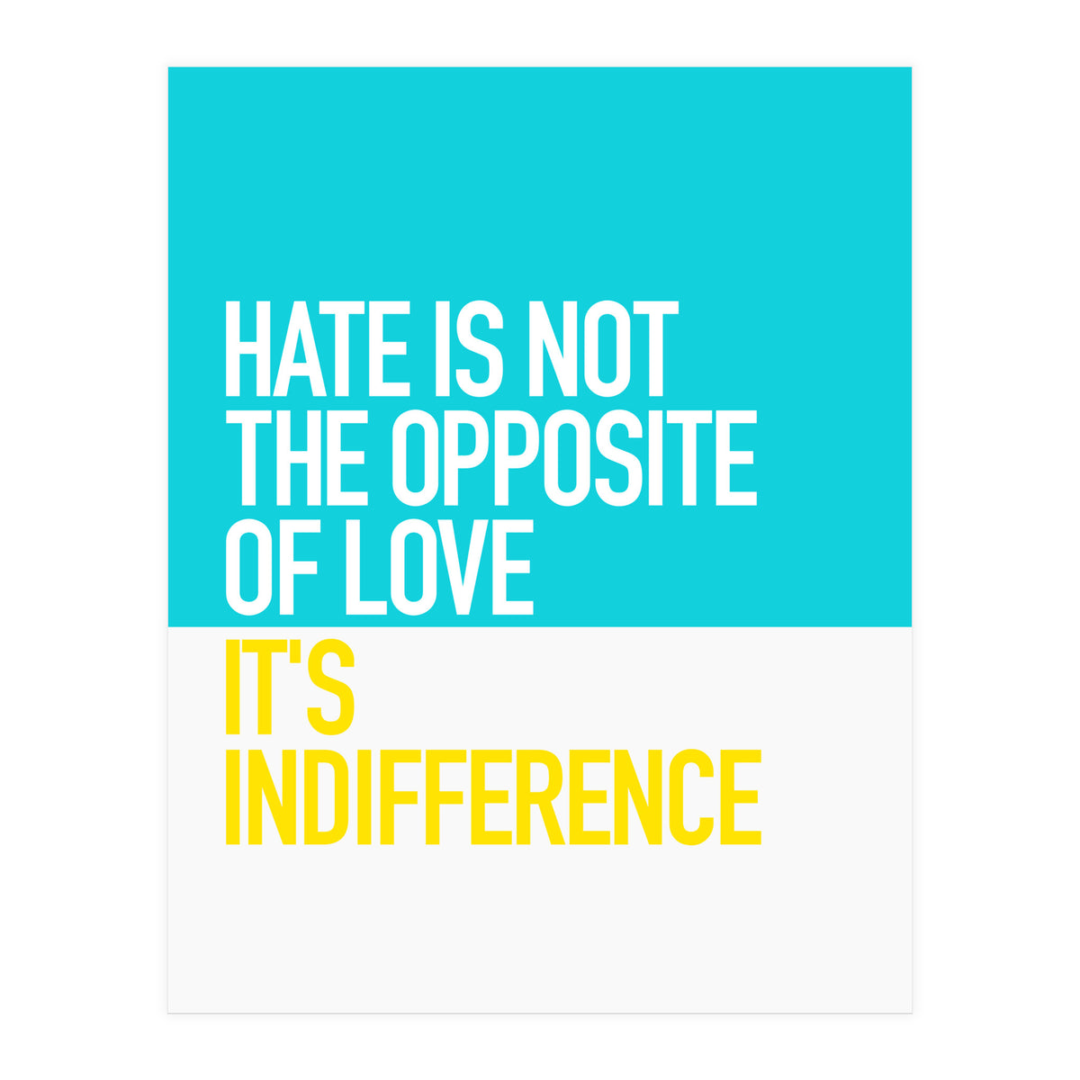 OPPOSITE OF LOVE (Print Only)