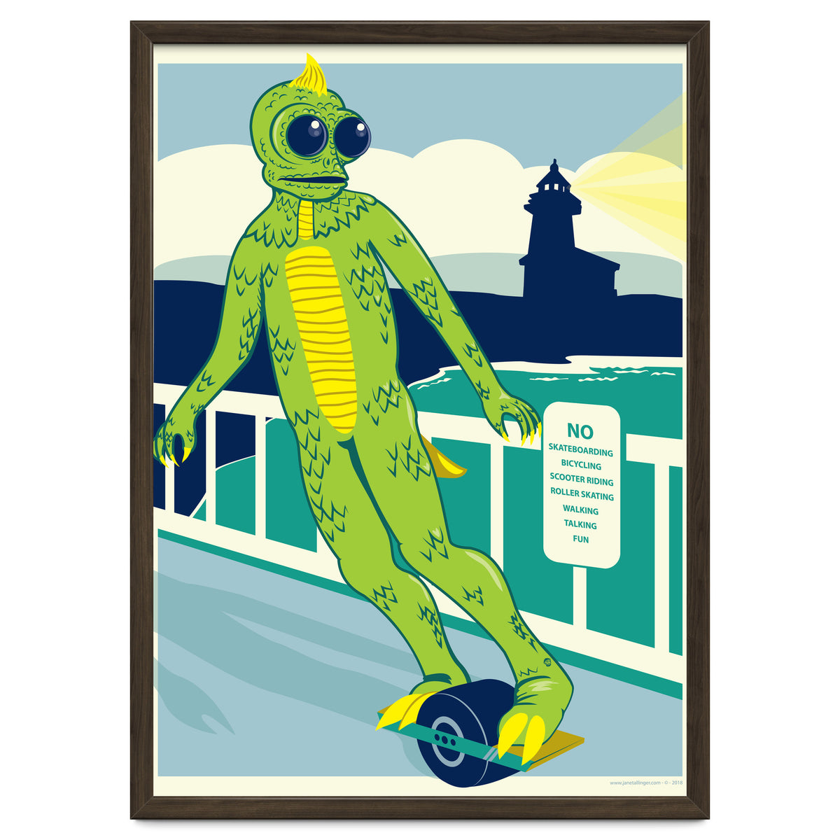 Sleezstak riding One Wheel