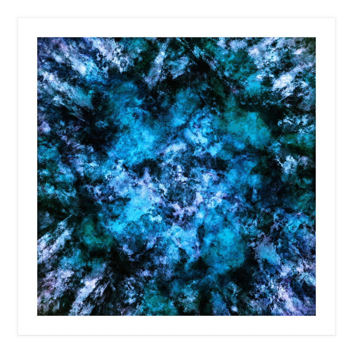 Blue Burst (Print Only)