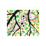 Two curious owls (Print Only) thumbnail