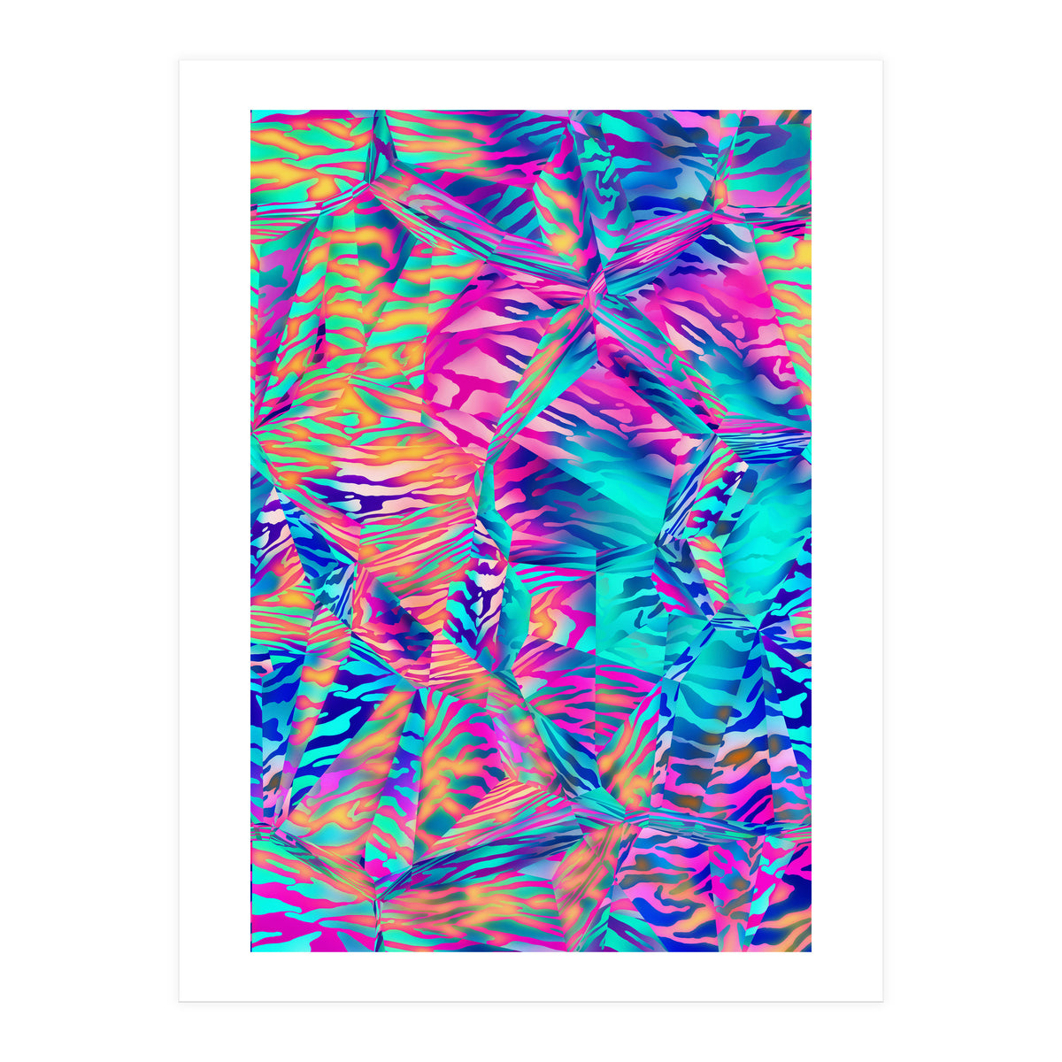 Abstract Colorful Pattern (Print Only)