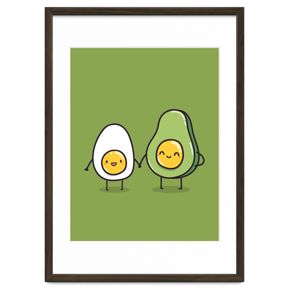 Egg Avocado best friends