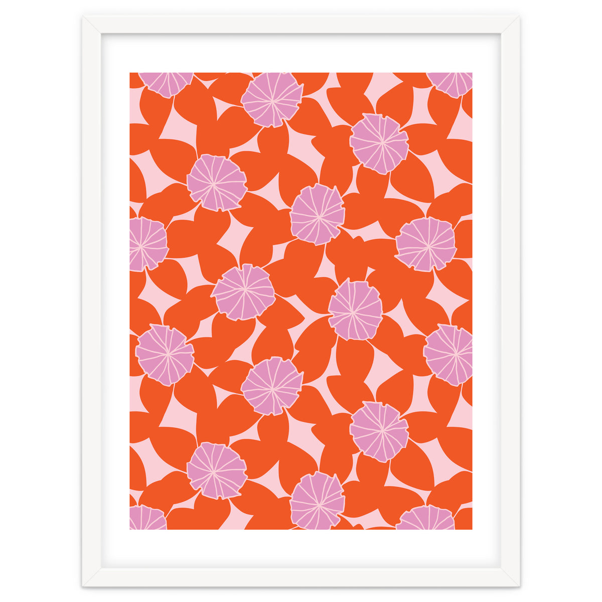 Purple Flower Pattern