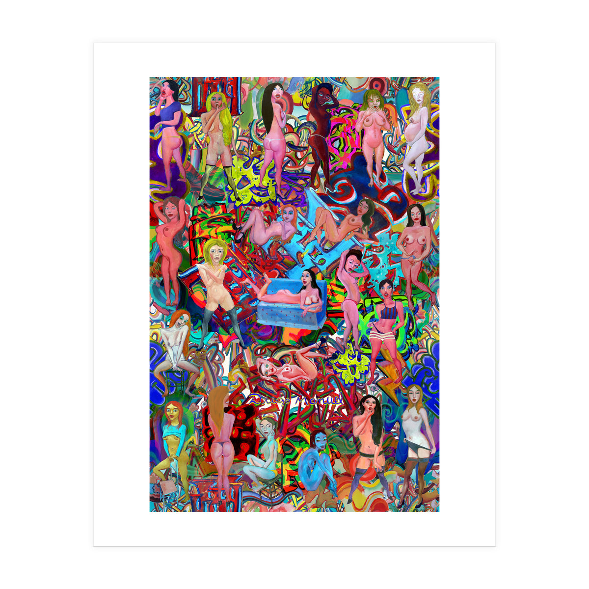 Chicas 3d 4 (Print Only)