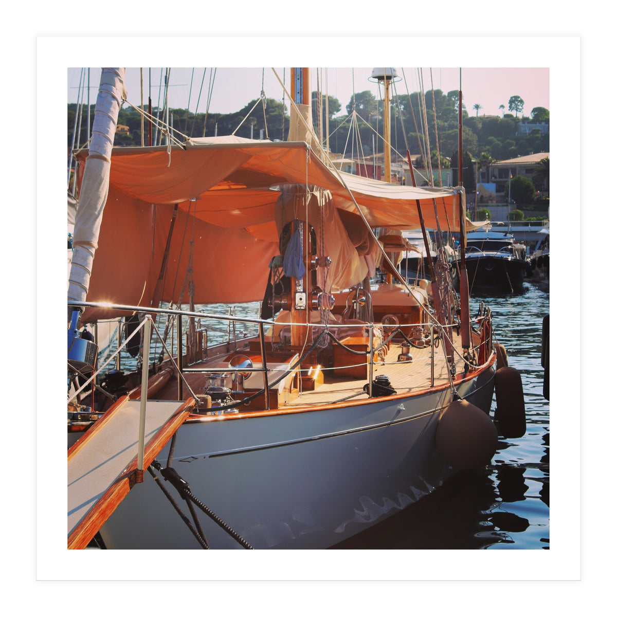 Wooden yacht (Print Only)